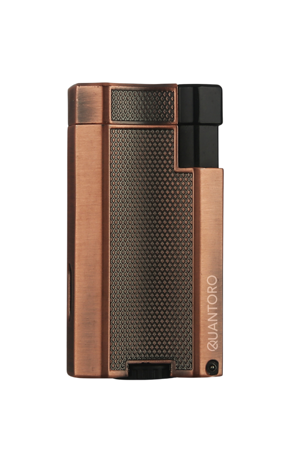 Quantoro Çift Torch Pürmüz Bakır Metal Puro Çakmağı