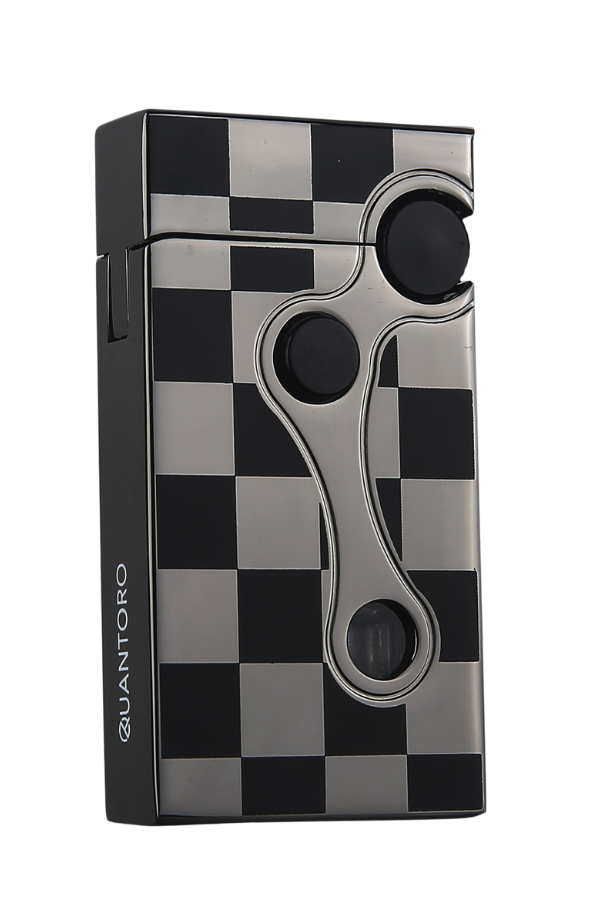 Quantoro Soft Flame Gunmetal Desenli Metal Puro Çakmağı