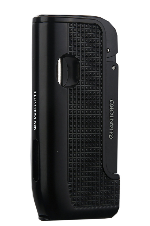 Quantoro Tek Torch Pürmüz Delicili Siyah Metal Puro Çakmağı