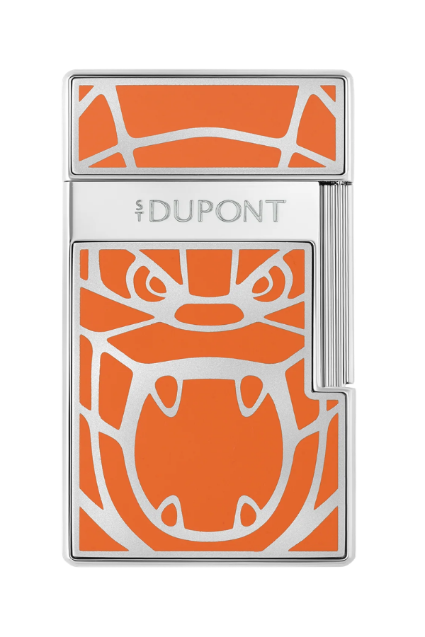 S.T. Dupont Orlinski Series Biggy Turuncu Gümüş Puro Çakmağı 25063