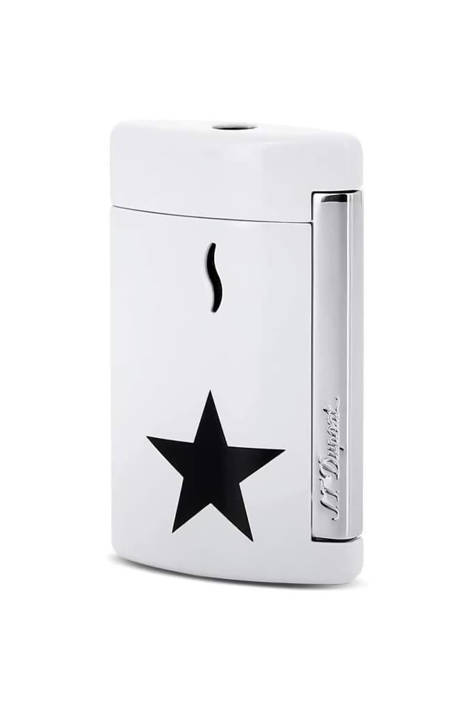 S.T. Dupont Minijet Star Beyaz Puro Çakmağı 10532 - TR4355