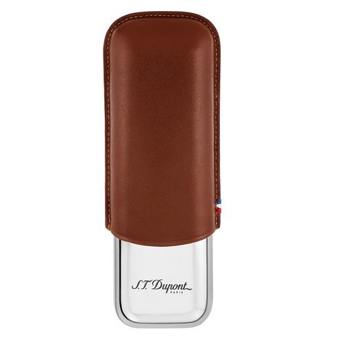 S.T. Dupont Kahverengi 2'li Puro Kılıfı 183011 - TR1595