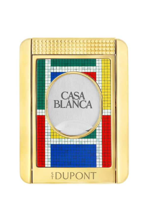 S.T. Dupont Casablanca Mozaik Desenli Puro Makası Kesici & Puro Standı 3432 - TR8181