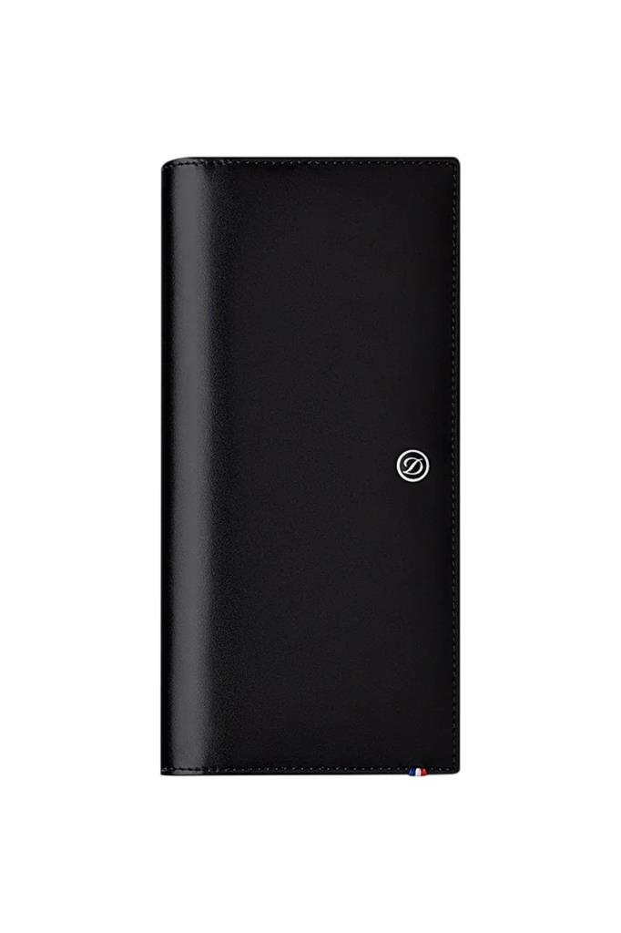 S.T. Dupont Line D Black Long Smooth Deri Cüzdan 180045 - TR4818