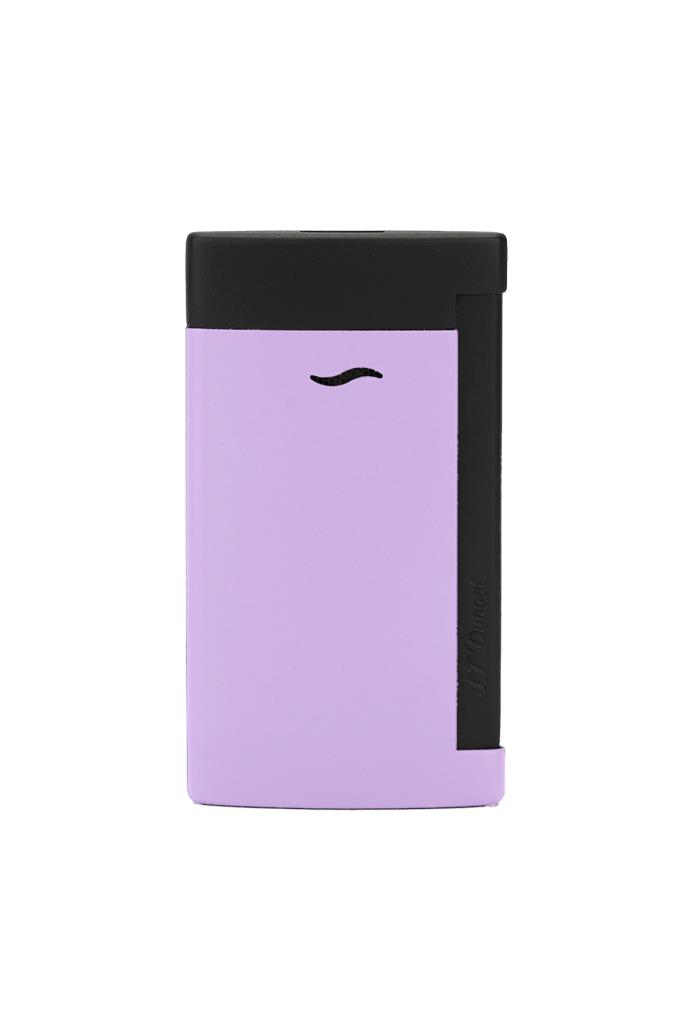 S.T. Dupont Slim 7 Mat Siyah-Lila Puro Çakmağı 27762 - TR6471
