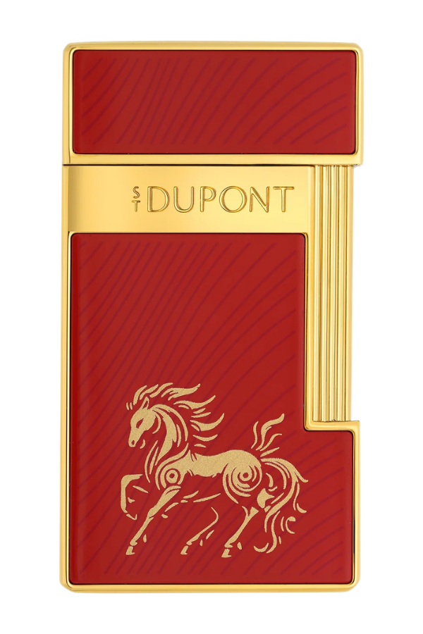 S.T. Dupont Horse Series Slimmy Kırmızı Gold Puro Çakmağı 28080
