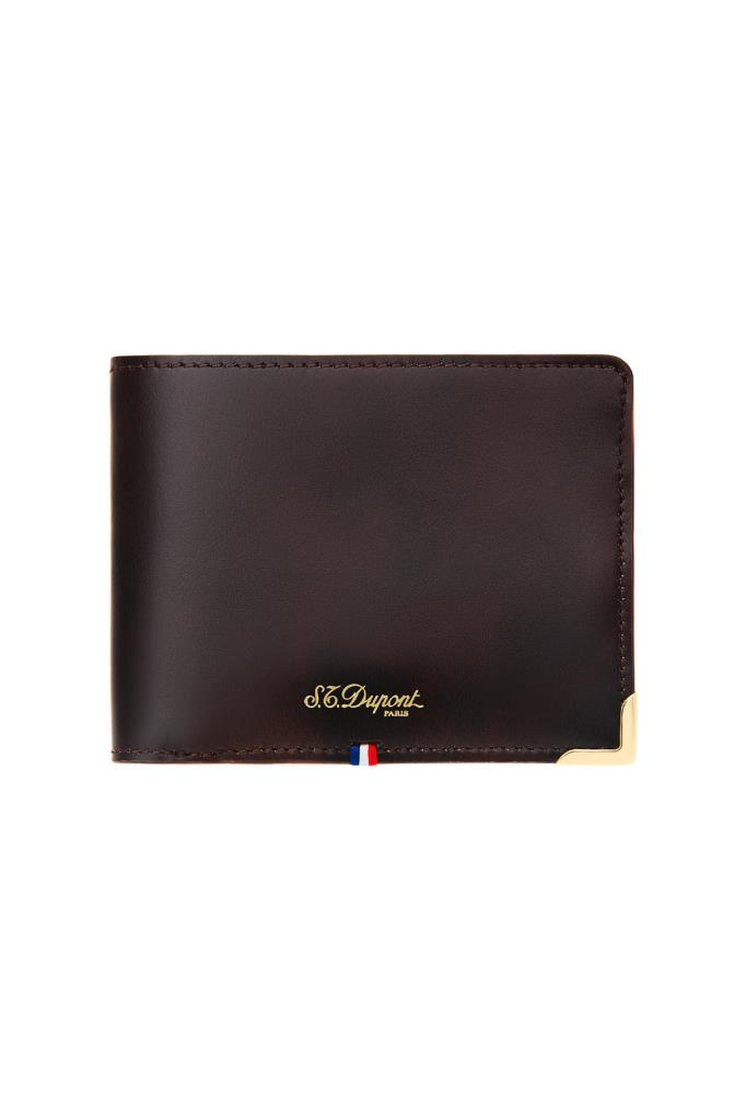 S.T. Dupont Koyu Kahverengi Deri Cüzdan 190453 - TR4481