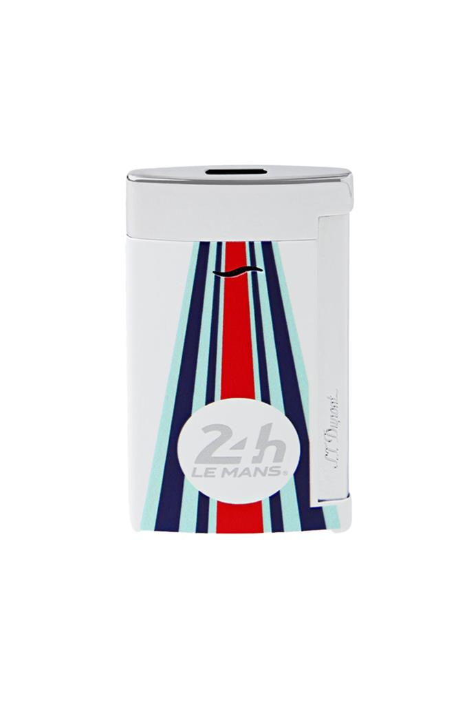 S.T. Dupont 24h Le Mans Beyaz-Krom Slim 7 Puro Çakmağı 27788 - TR6473