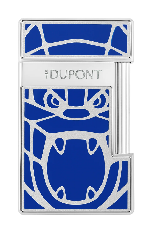 S.T. Dupont Orlinski Series Slimmy Mavi Gümüş Puro Çakmağı 28064