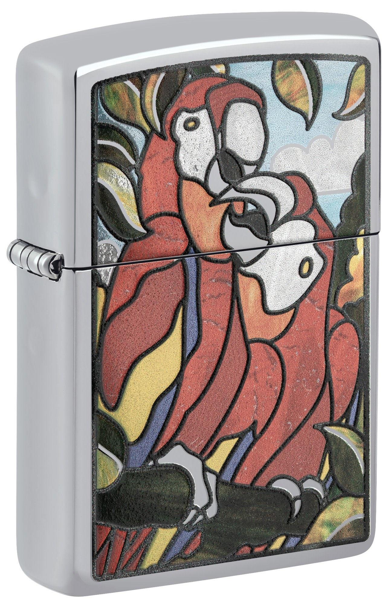 Zippo Çakmak 250 Parrot Design 46142-114554