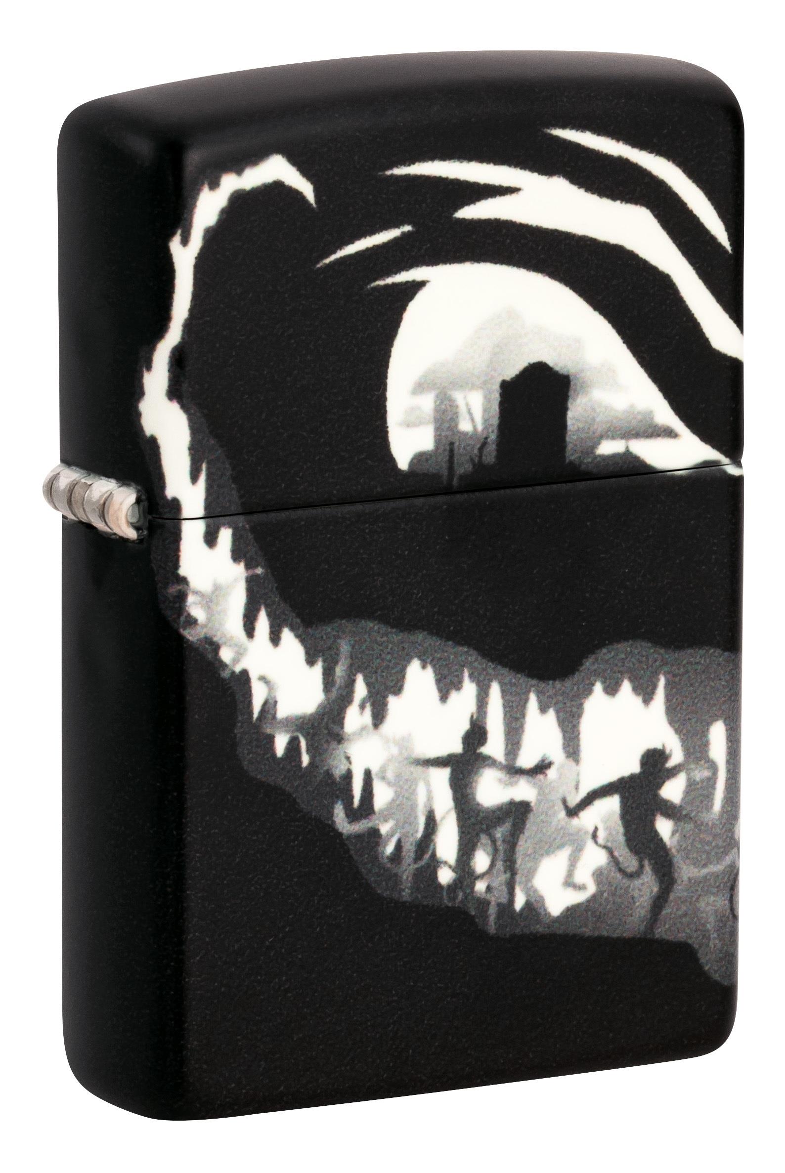 Zippo Çakmak 49193 Grinning Pumpkin Design 46268-117309