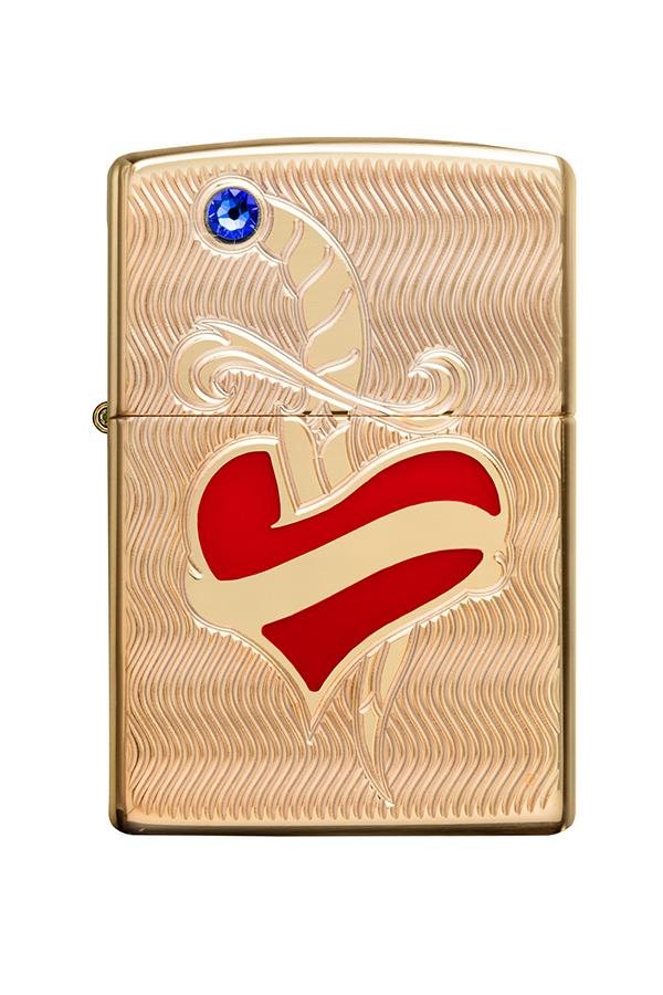 Zippo Çakmak 49303-083344 Heart and Sword Design