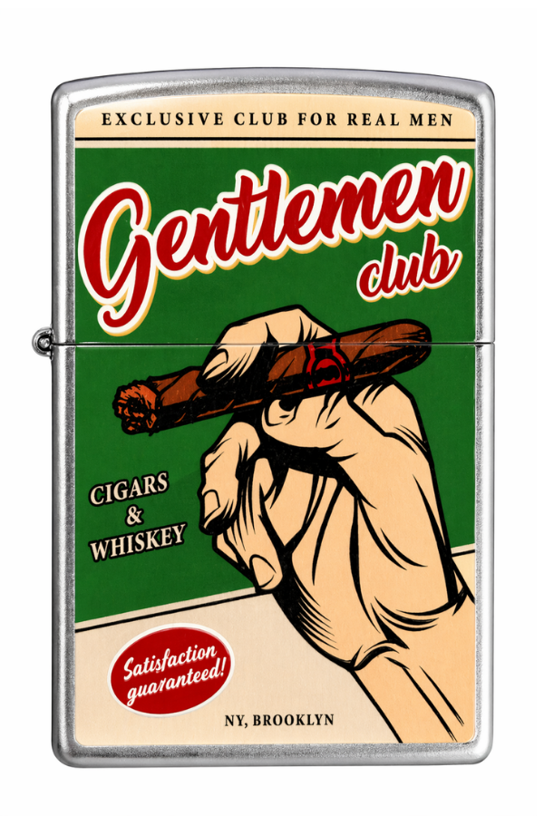 Zippo Çakmak Gentlemens Club Design 207-125863 - TR9421