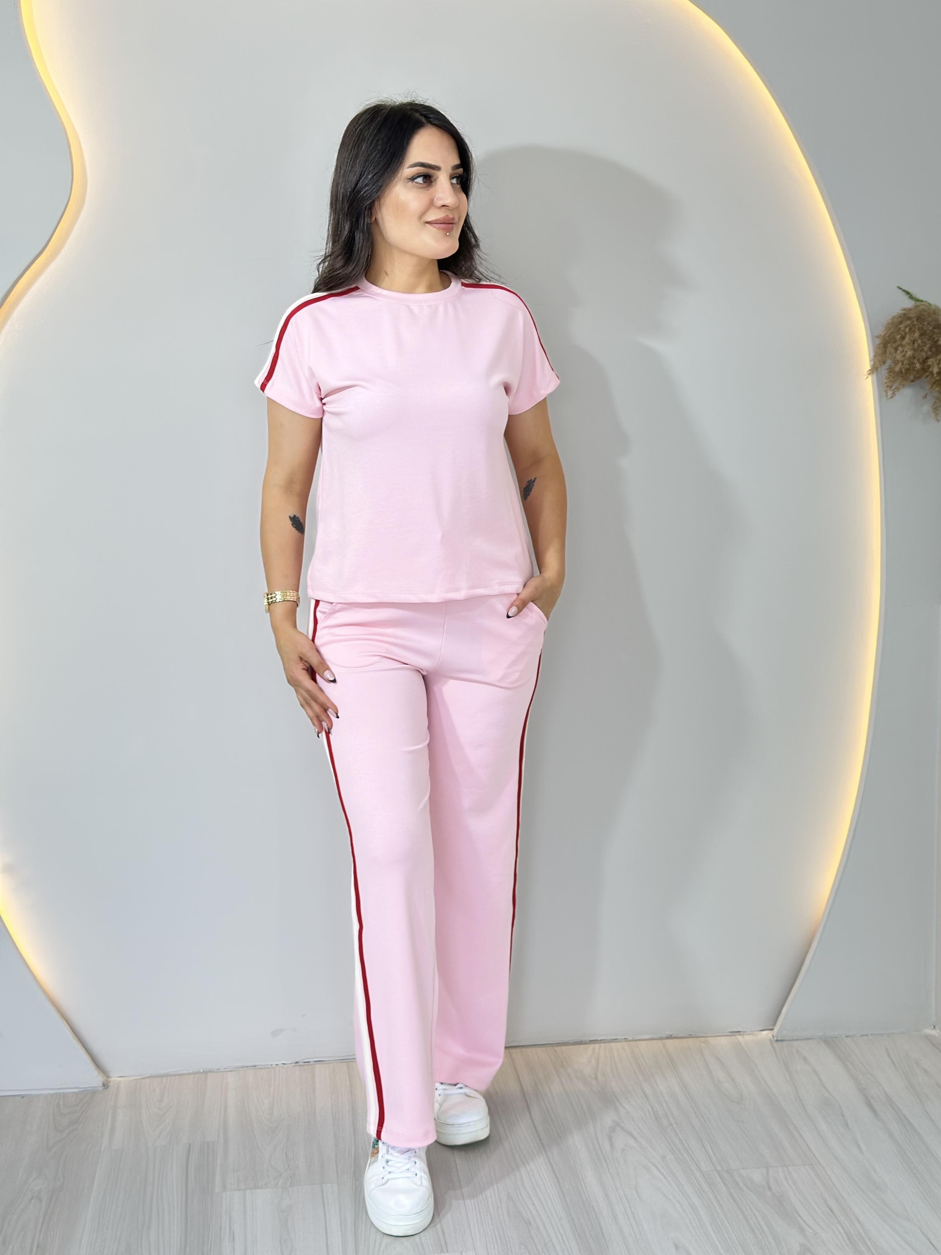 Arla Pembe Arabiyeli Modal Yumuşak Dokulu İkili Takım A048