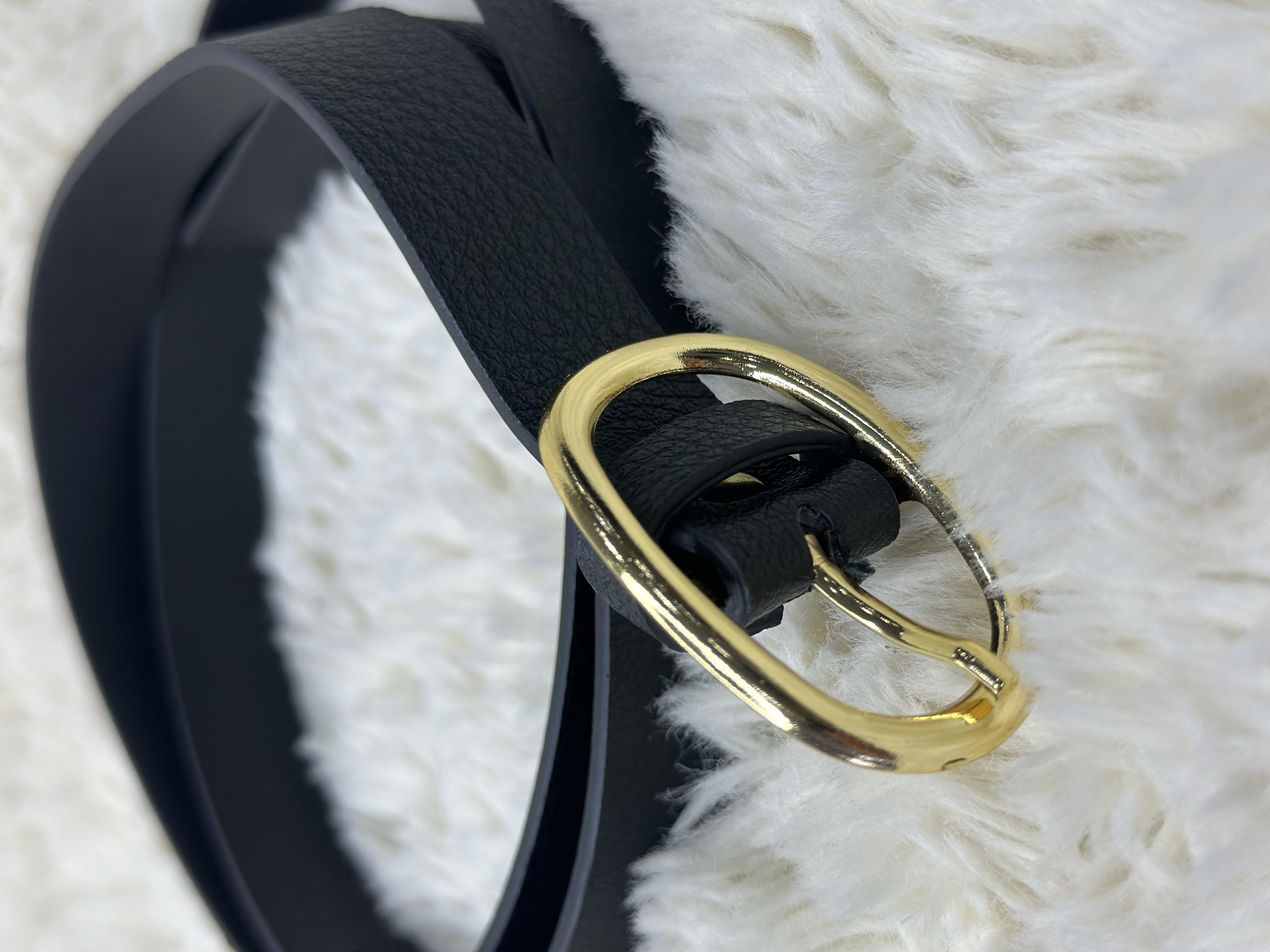 Siyah Gold Tokalı Bel Ve Pantolon Kemeri
