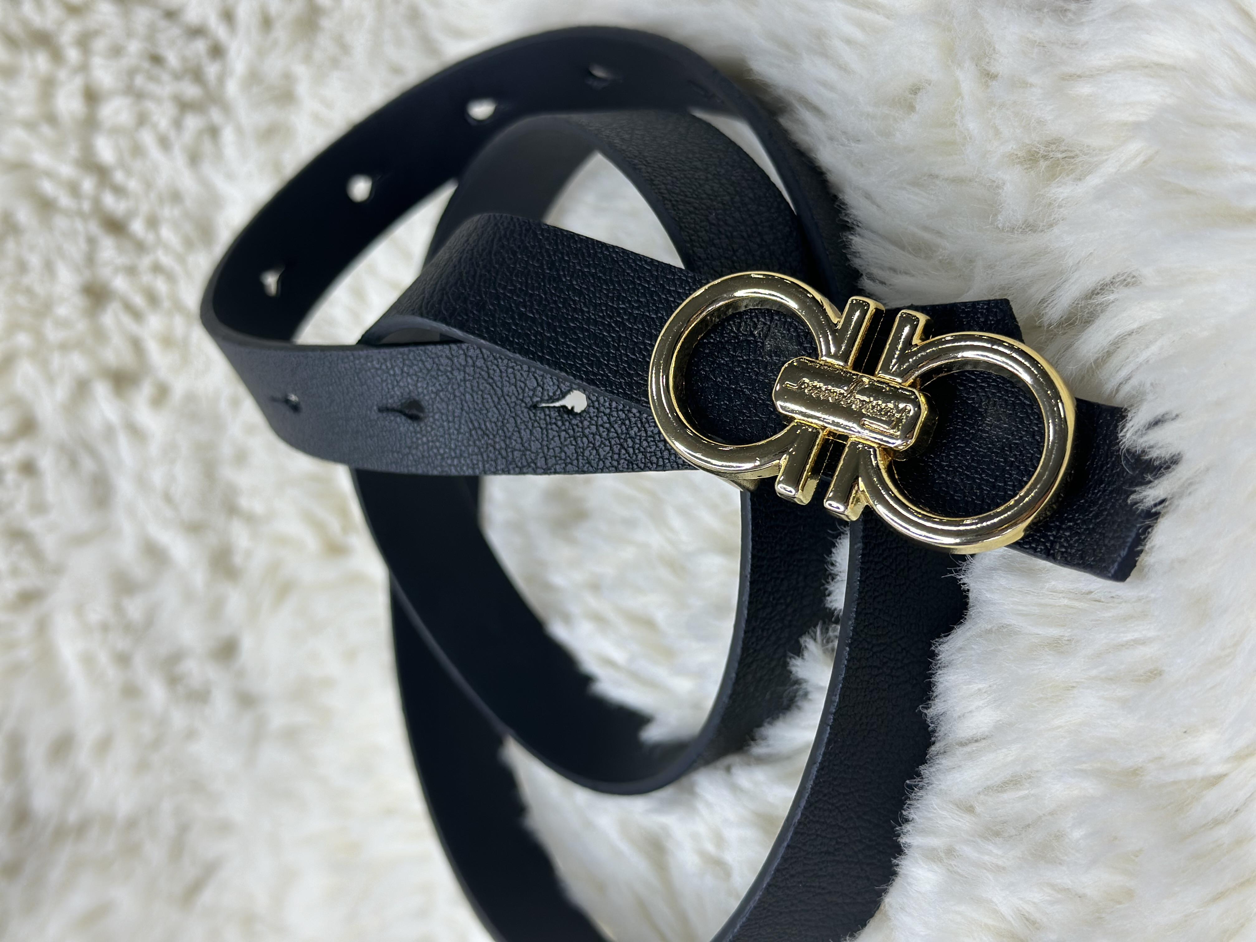 Siyah Gold Tokalı Bel Ve Pantolon Kemer