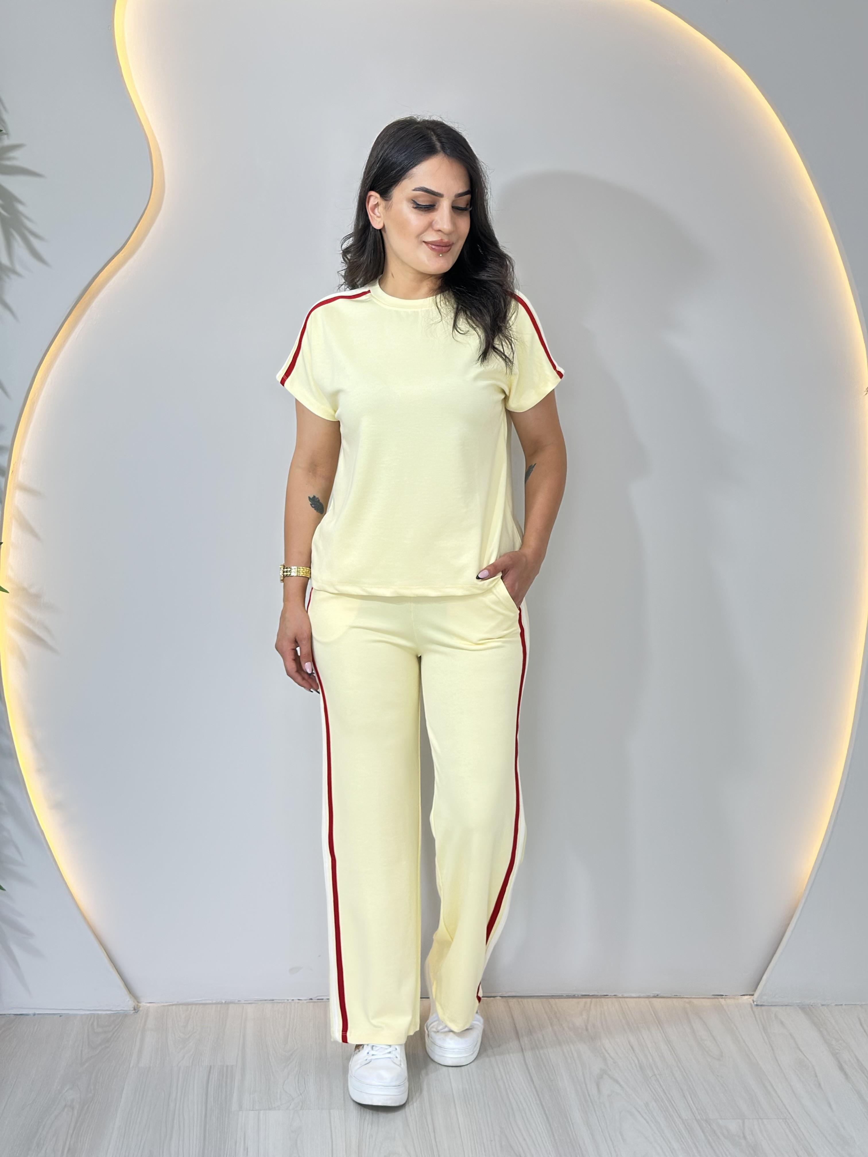 Arla Sarı Arabiyeli Modal Yumuşak Dokulu İkili Takım A010