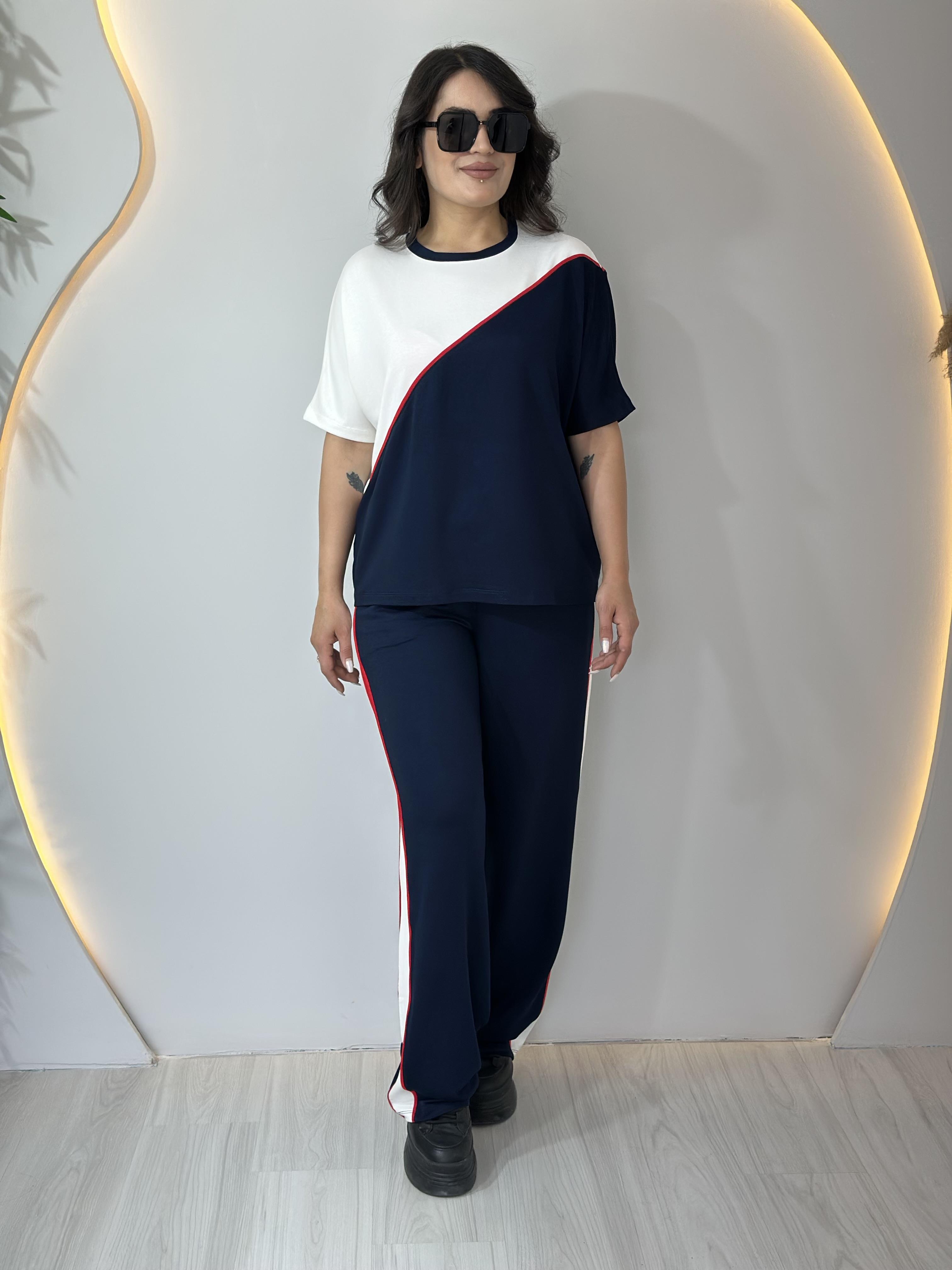 Blis Lacivert  Arabiyeli Modal İkili Takım  A009 