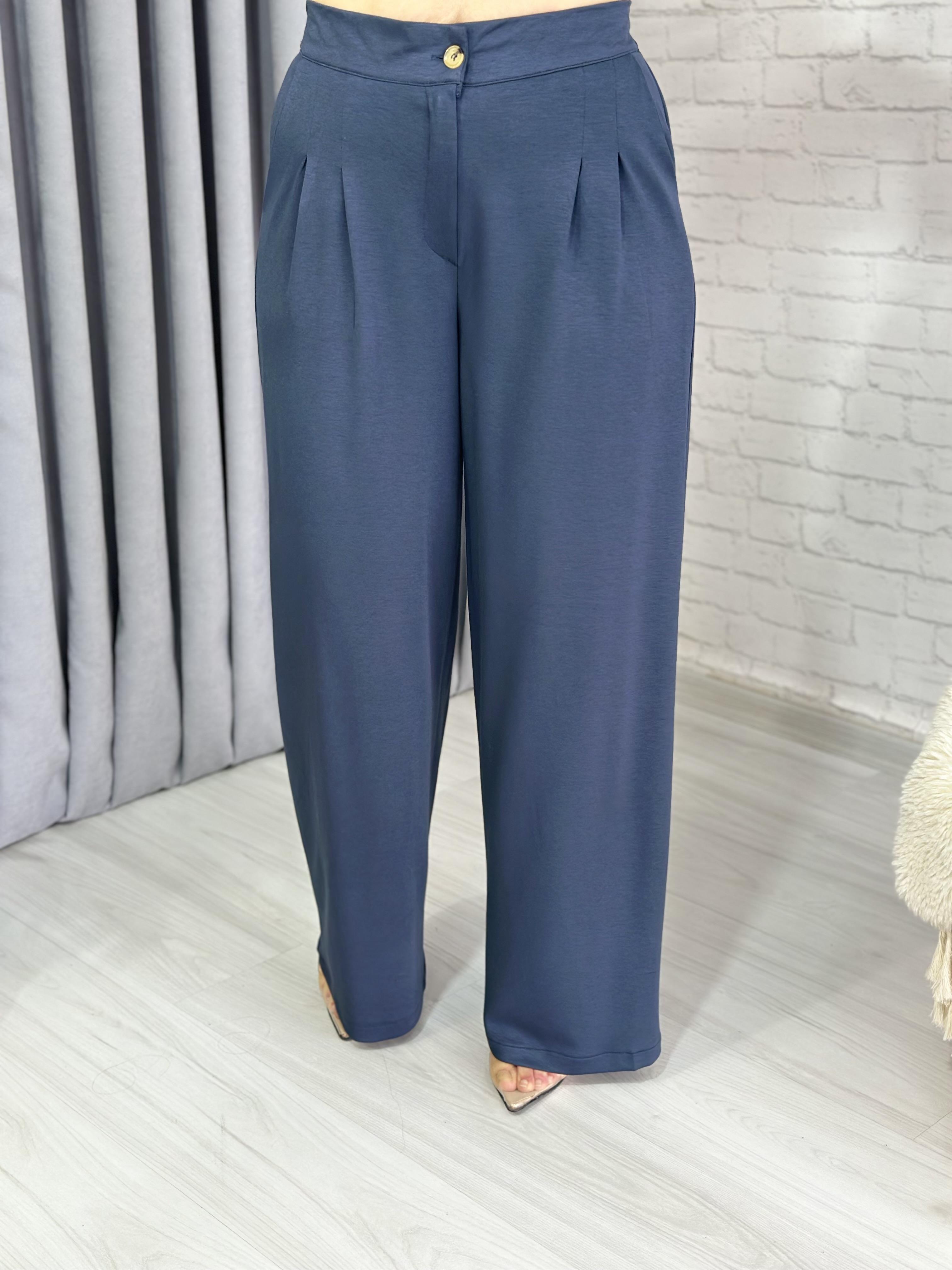 Füme Oysho Dokuma Modal Beli Lastikli Palazzo PantolonA321