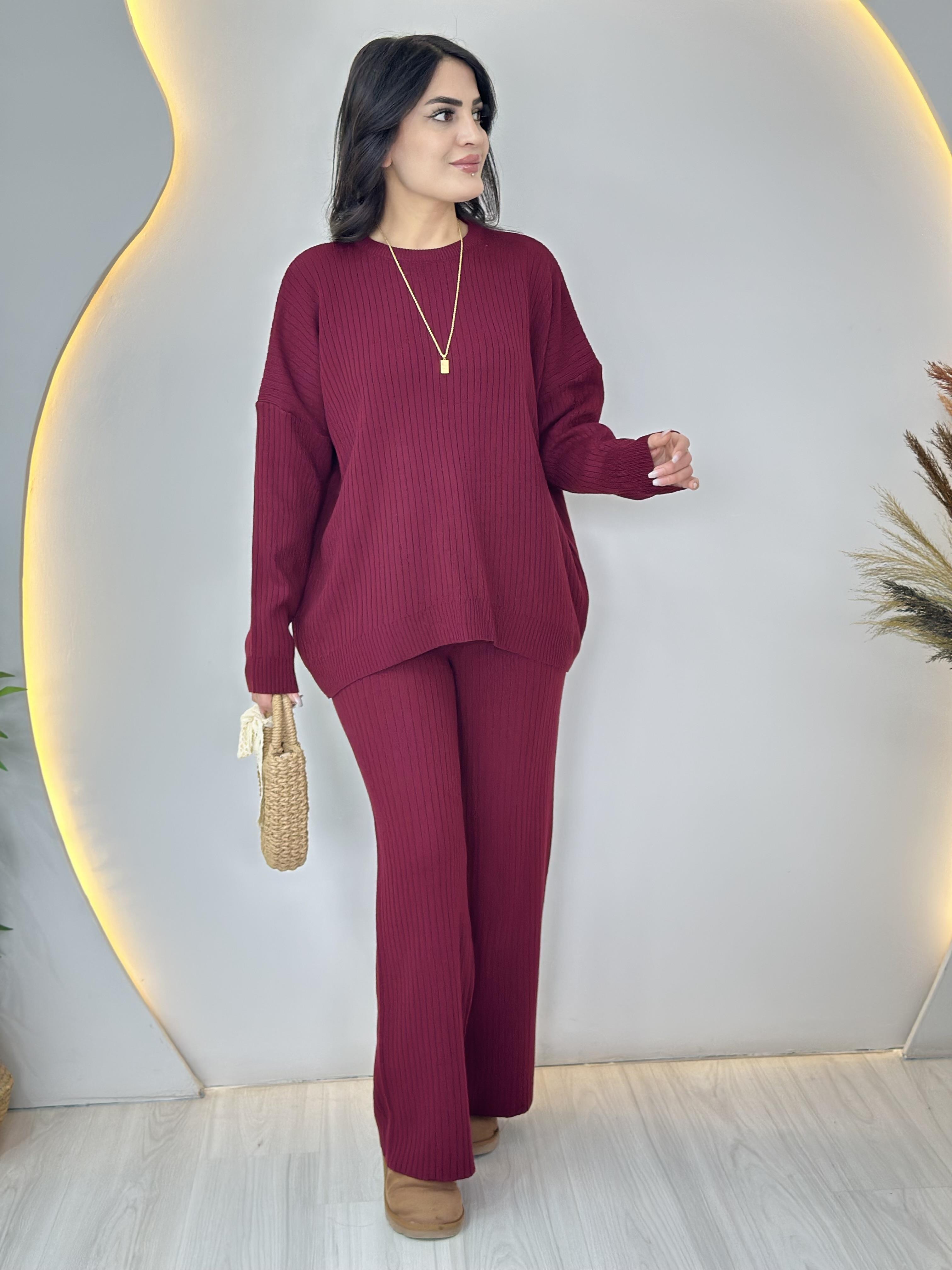Nola Bordo Fitilli Triko 2'Li Takım C1213