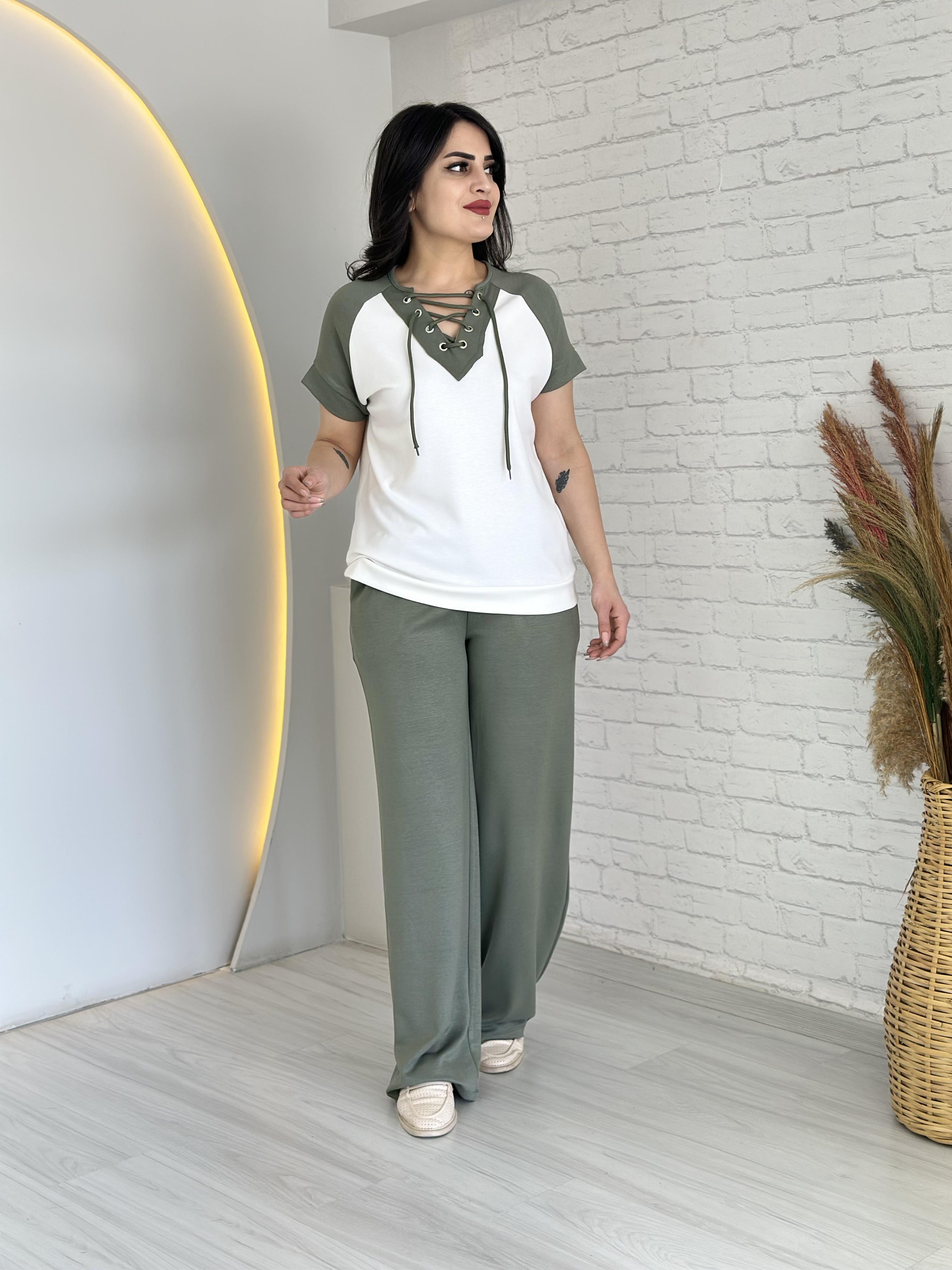 Palge Haki Detaylı Bağçıklı İkili Takım D027