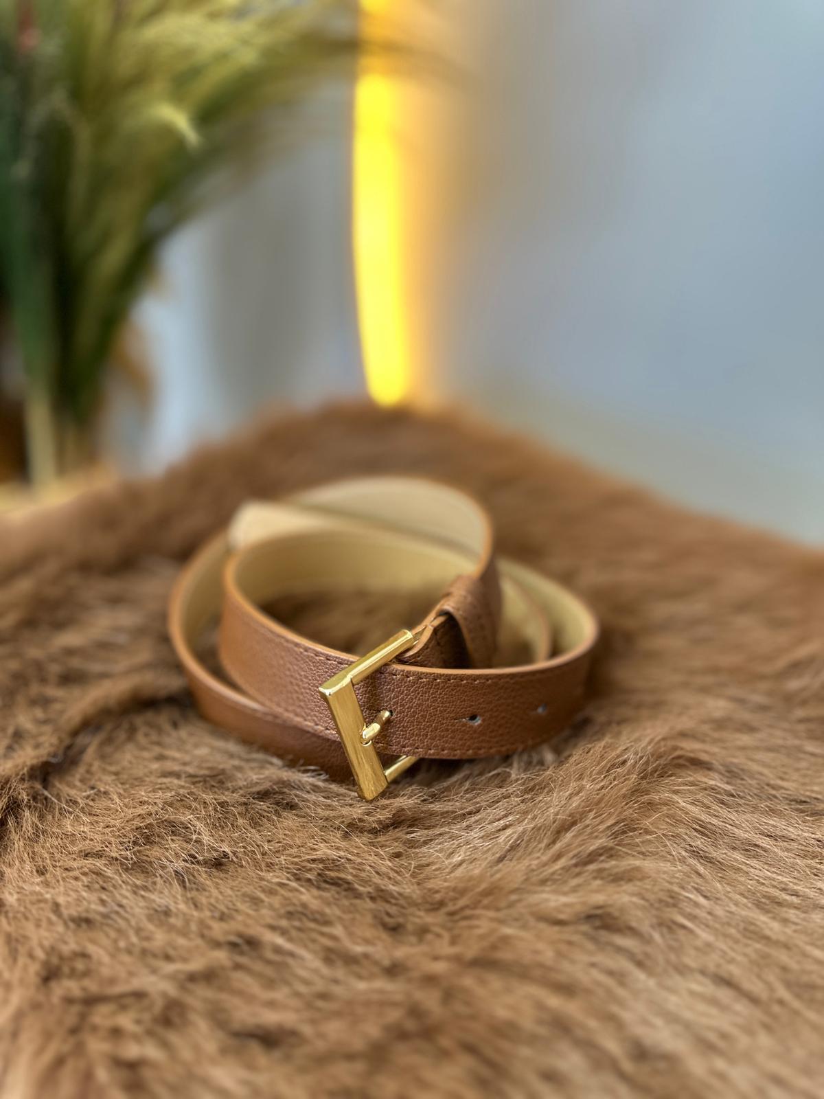 Taba Gold KareTokalı Deri Kemer C4141