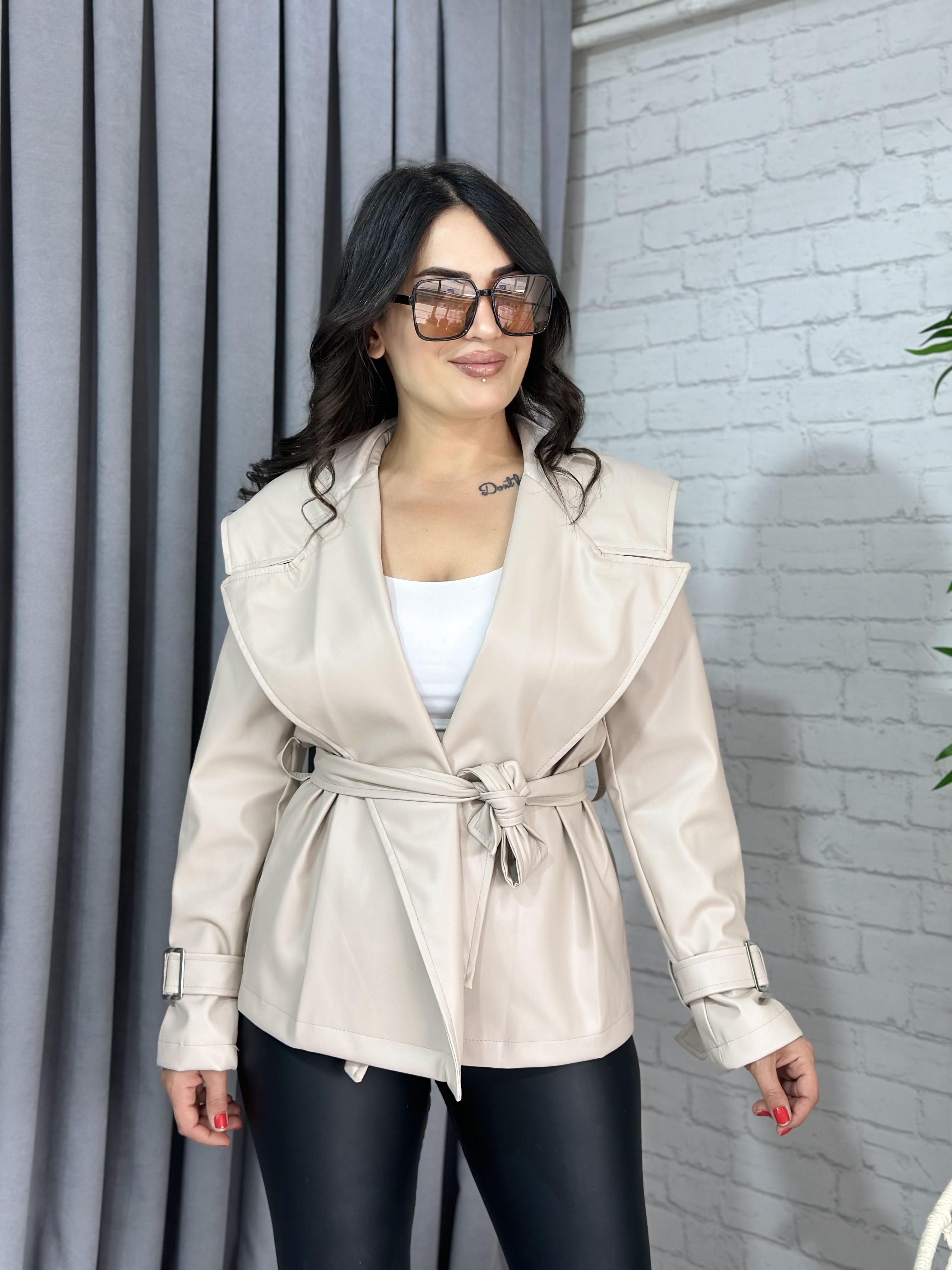 Taş Kapşonlu Premium Kalite Deri Ceket 