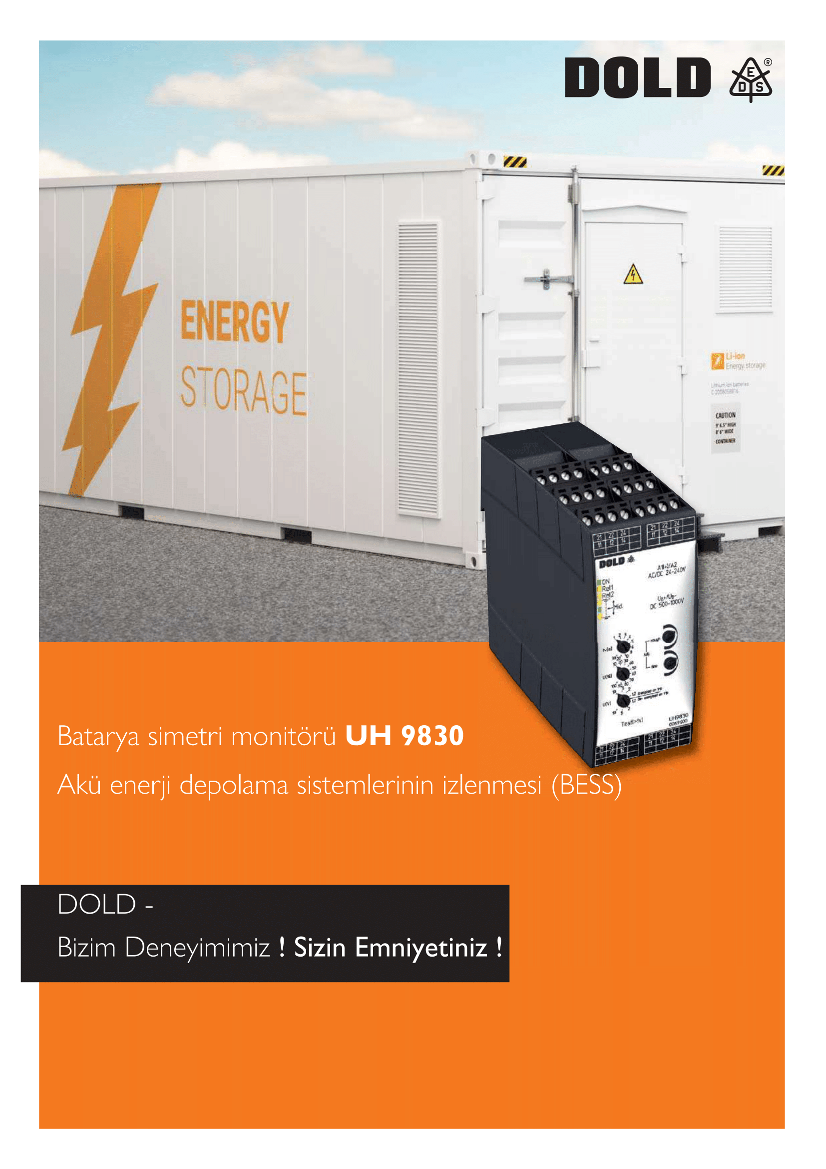 BESS Batarya enerji depolama sistemleri - DOLD
