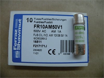 *10 ADET FİYATIDIR* Genel Sigorta 500V CP 10X38 AM 1A S/I FS 