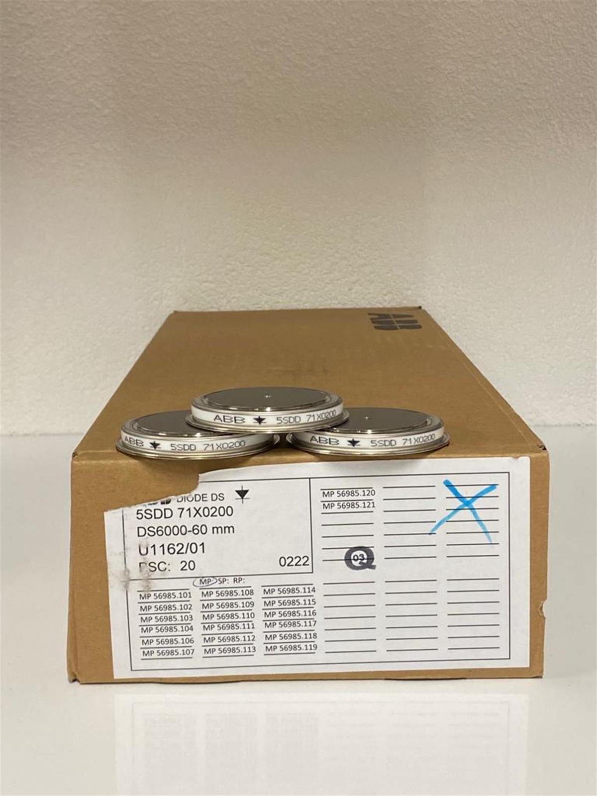 ABB SemiconductorsABB DİYOT 7110A 200VABB DİYOT 7110A 200V