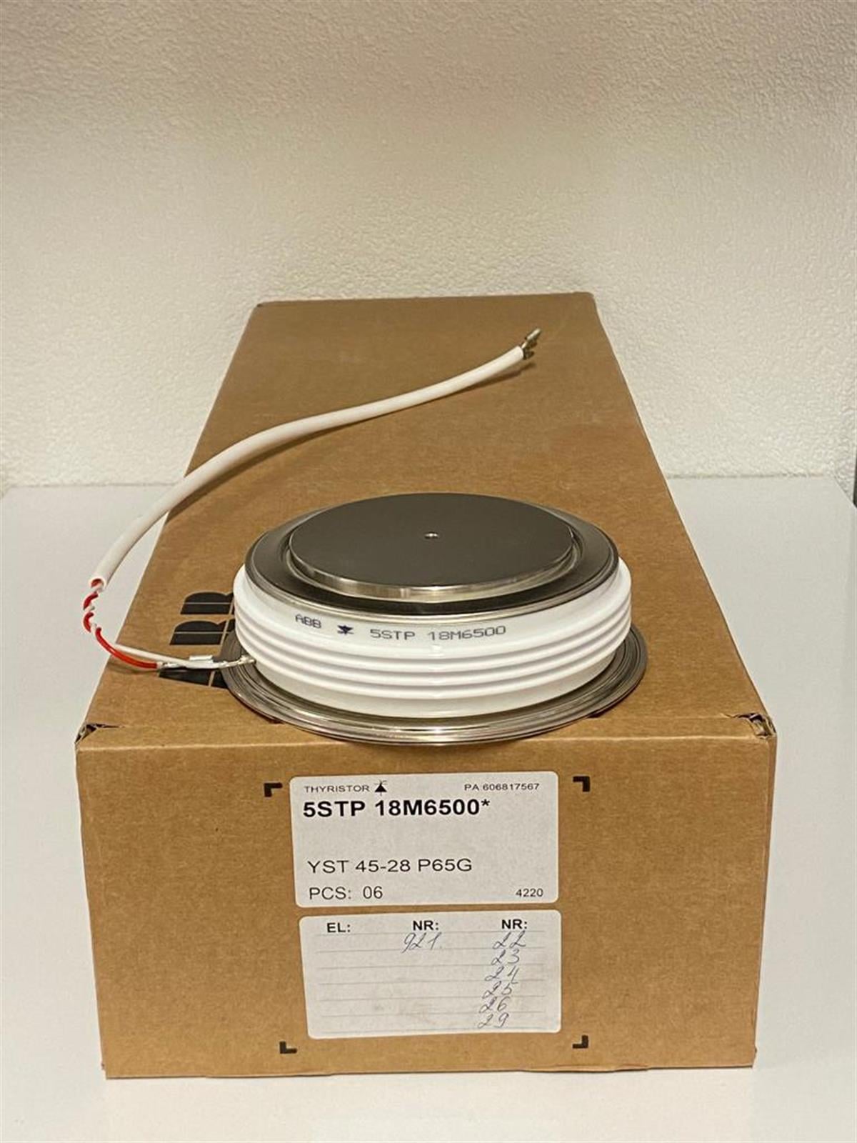 ABB SemiconductorsABB TRİSTÖR 1800A 6500VABB TRİSTÖR 1800A 6500V