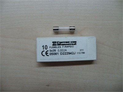 *10 ADET FİYATIDIR* Cam Sigorta 250V 5X20 0,032A / 40 Adet Stok