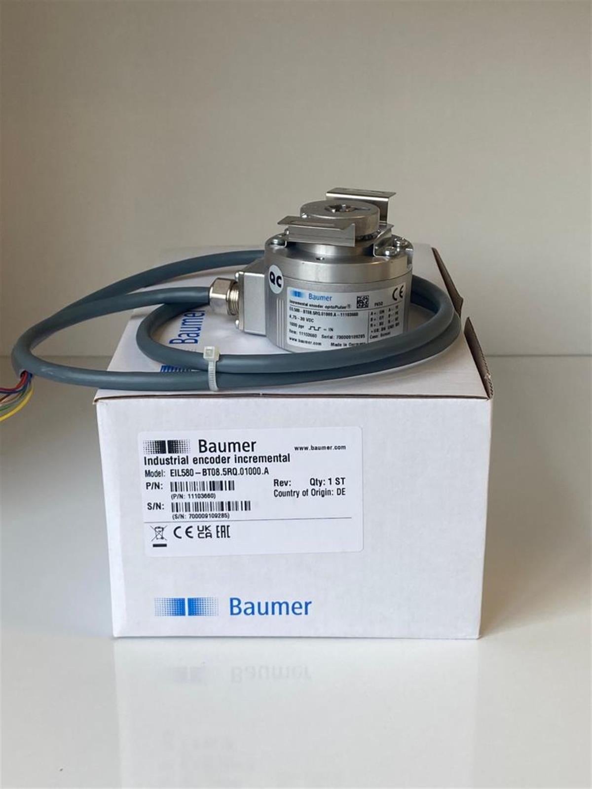 EIL580-BT08.5RQ.01000.A BAUMER ENCODER 1000 PPR