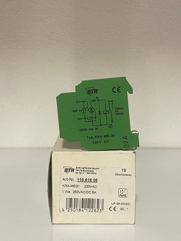 KRA-M6/21 230V AC BTR