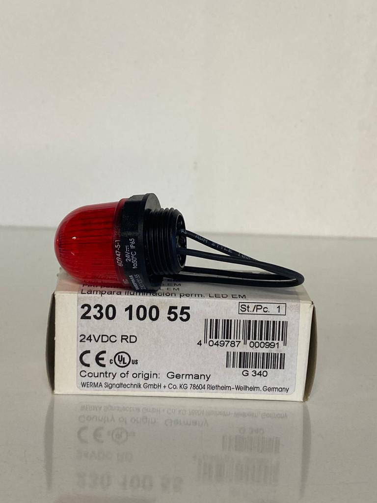 LED Perm Beacon EM 24VDC RD  Werma