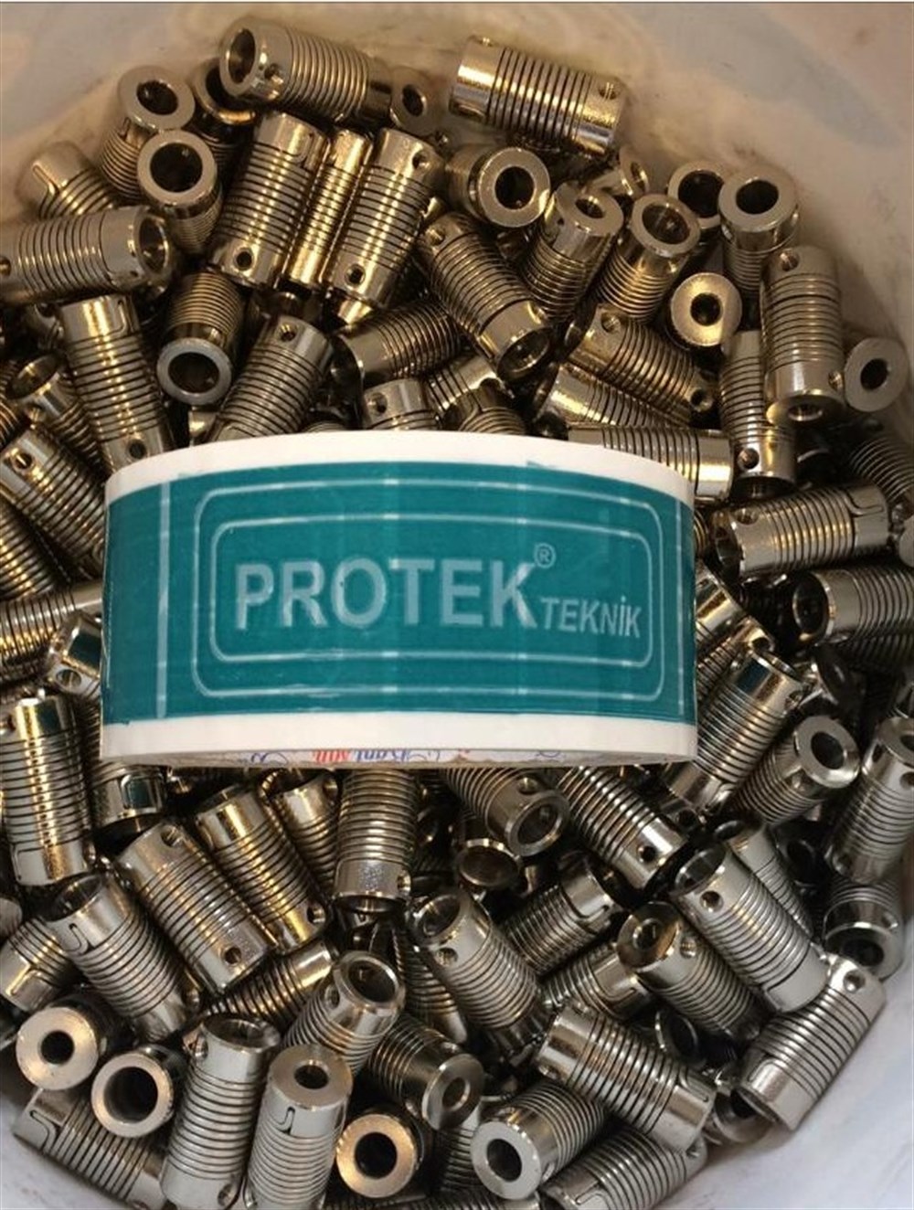 PT 06mm x 06mm Çelik Yaylı Kaplin