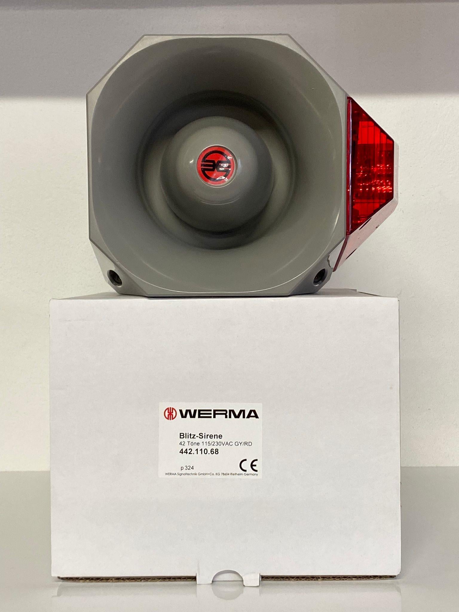 WERMA FLAŞ/SOUNDER 42 TONE 115-230V AC