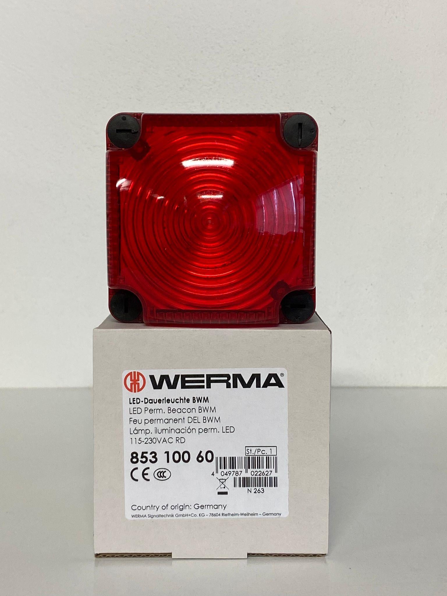 WERMA LED PERM.BEACON BWM 115-230VAC RD