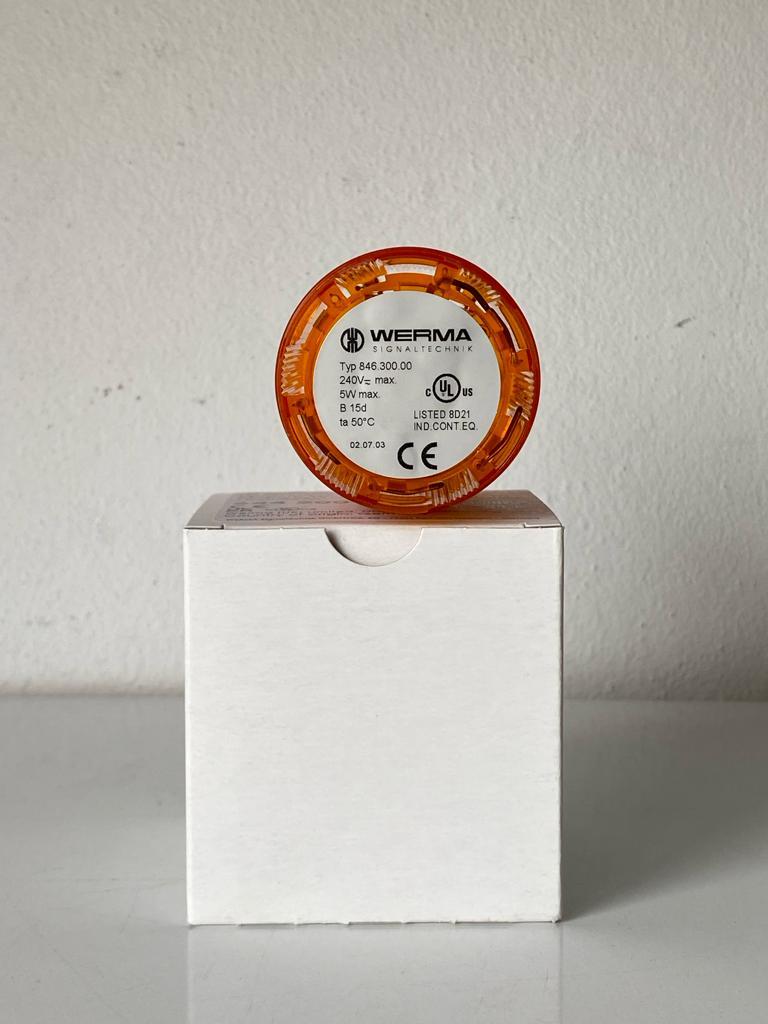 WERMA SÜREKLİ IŞIK SARI 12-230V