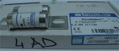 Hızlı Sigorta 170A 690VAC