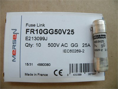 *10 ADET FİYATIDIR* Genel Sigorta 500V CP 10X38 GG 25A S/I FS