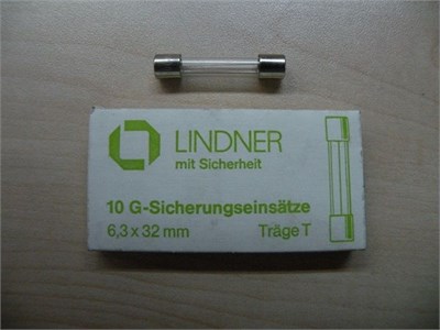 *10 ADET FİYATIDIR* Cam Sigorta 500V 6X32 0,063A / 30 Adet Stok