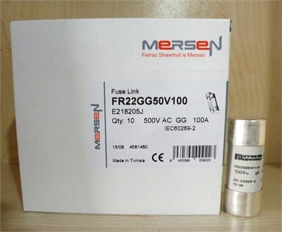 *10 ADET FİYATIDIR* Genel Sigorta 500V CP 22X58 GG 100A S/I FS