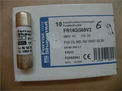 *10 ADET FİYATIDIR* Genel Sigorta 690V CP 14X51 GG 2A S/I FS