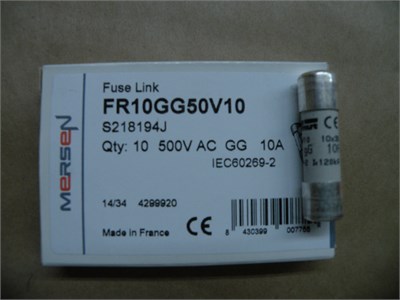 *10 ADET FİYATIDIR* Genel Sigorta 500V CP 10X38 GG 10A S/I FS