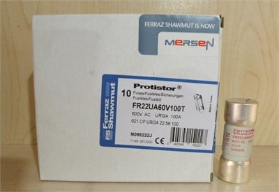 *10 ADET FİYATIDIR* Hızlı Sigorta 600V AC URGA 22X58 100A 