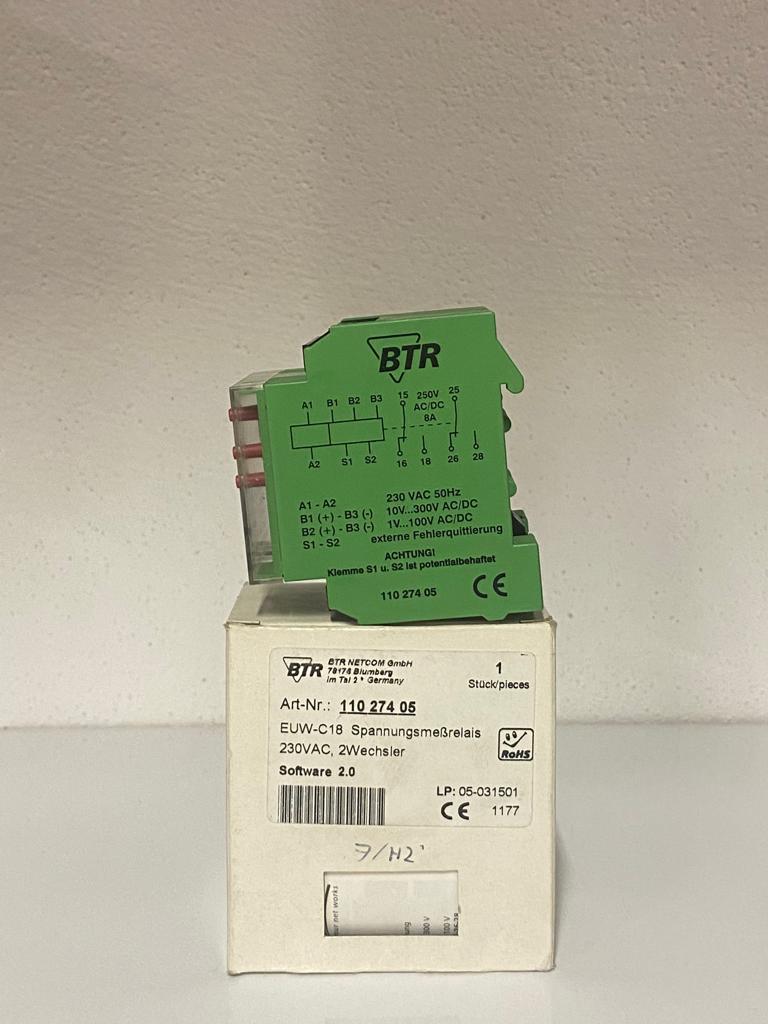 Metz Connect BTR EUW C18 230V AC VOLTAJ RÖLESİ