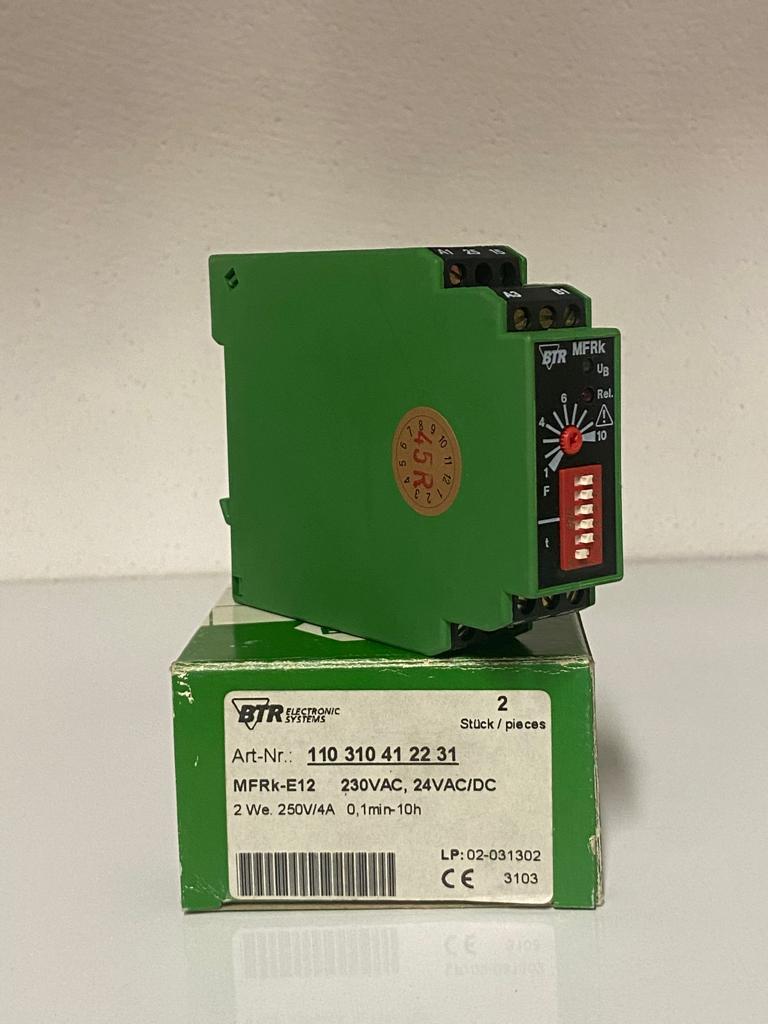 Metz Connect BTR  MFRK E12 POT. GİRİŞLİ MULTİ FONKSİYONLU ZAMAN RÖLESİ (6 Değişik Fonksiyon) Zaman Aralığı 0,1 min - 10 h