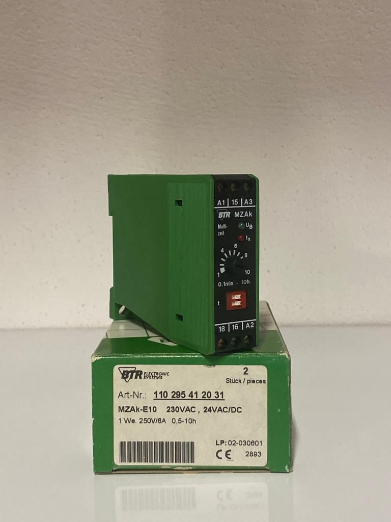 BTR MZAK E10 230V 24V AC/DC MULTİFON. Z. RÖLESİ