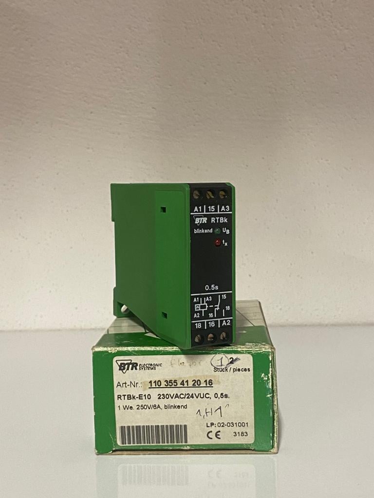 Metz Connect BTR RTBK E10 0-5 SN 230V AC 24V DC FLAŞÖR RÖLE